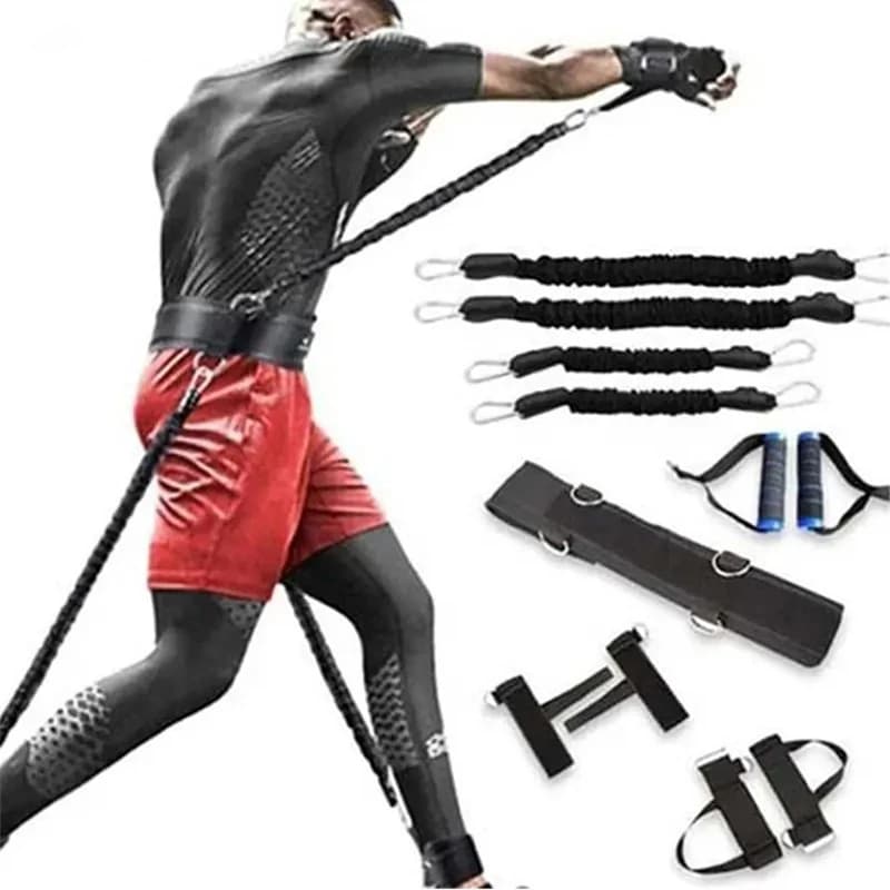 Shooting Belt for Boxes Rebound Strength Trainer Basketball Sauce Agile Shooting Wheel Set for Elongation of Rebound Resistance