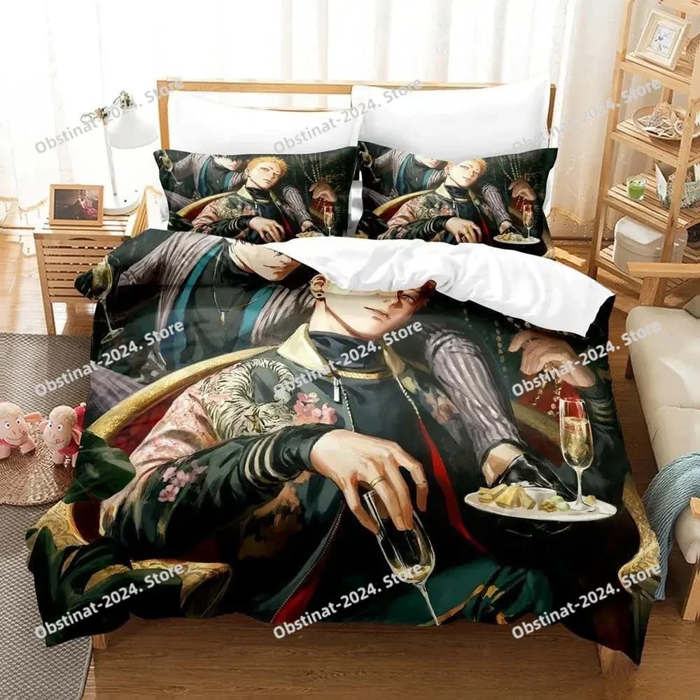 Set biancheria da letto da 19 giorni Set letto singolo Twin Full Queen King Size Set copripiumino per camera da letto per bambini per adulti Set lenzuola Anime con stampa 3D