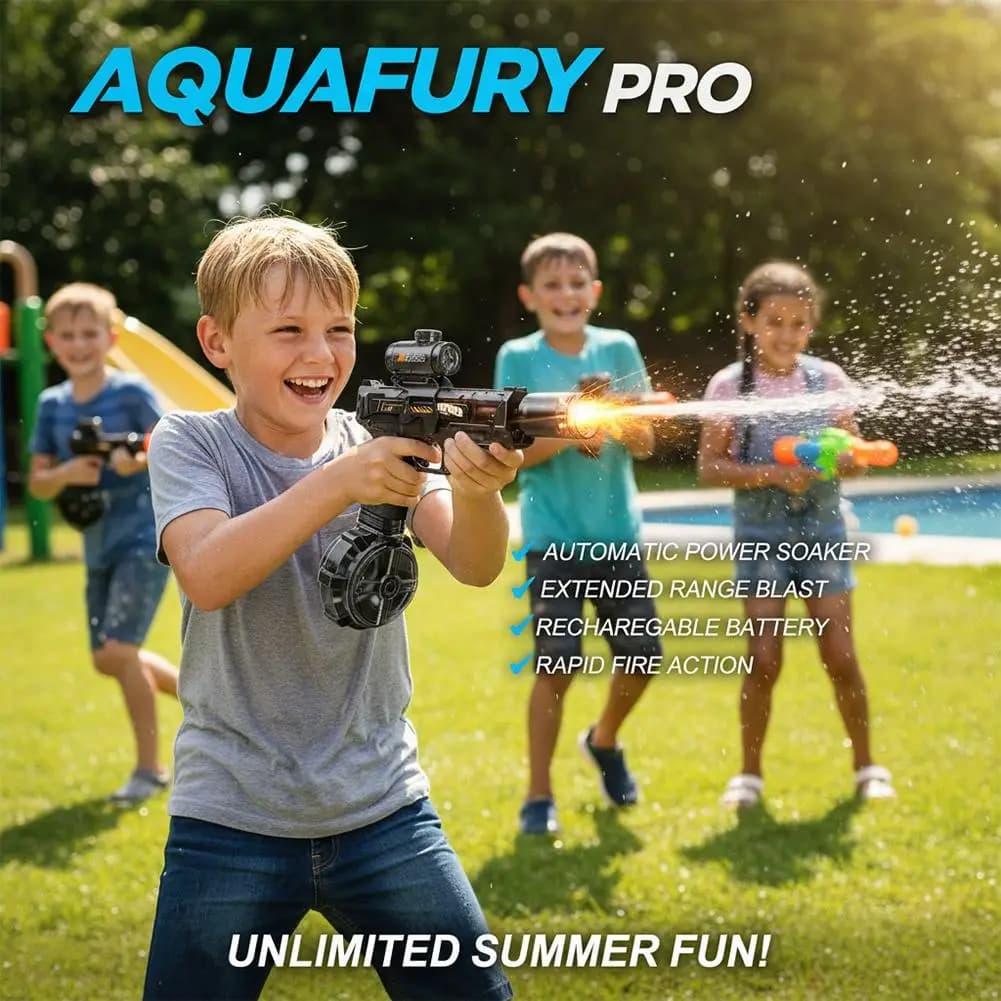 Electric Pulse Water G-un Simulated Flame Sensor Light Fu-lly Automatic Fights Toy Water Pistol Outdoor Beach Toys Adult