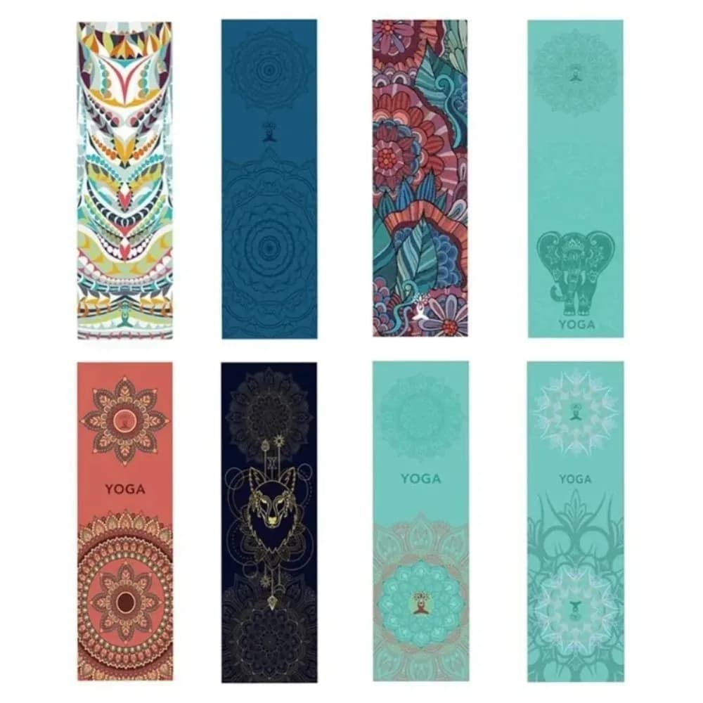 Yoga Towel Non-Slip Printing 30x100cm Pilates Gym Exercise Mat Cover Sweat Absorbent Fitness Workout Accessories for Women