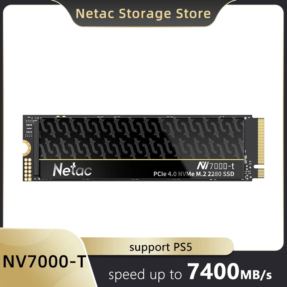 Netac 7400MB/s SSD NVMe 4TB 2TB 1TB 512GB ssd M.2 2280 PCIE4.0x4 Disco rigido a stato solido per PS5 laptop desktop NV7000-T SSD