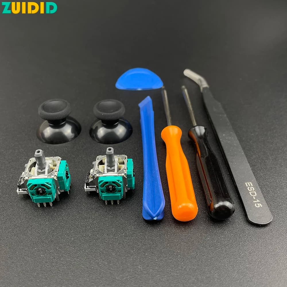 ZUIDID Set di Joystick per Controller Xbox One e Xbox Series S/X, Kit di Riparazione con Levetta Analogica 3D, Cacciavite T6 T8 e Accessori