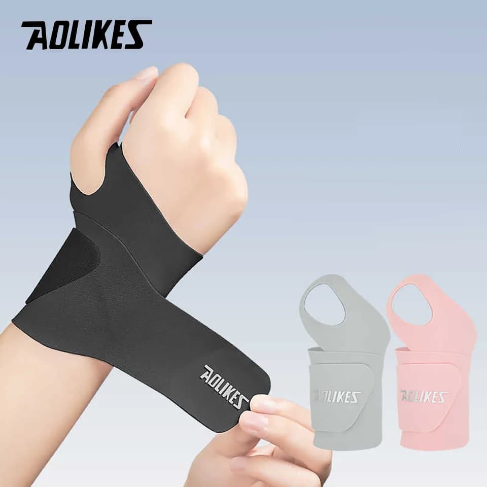 AOLIKES 1PCS Compressione Polso Fascia per il pollice Cintura Tunnel carpale Mani Supporto per il polso Brace Manica Tenosinovite Artrite Guanti