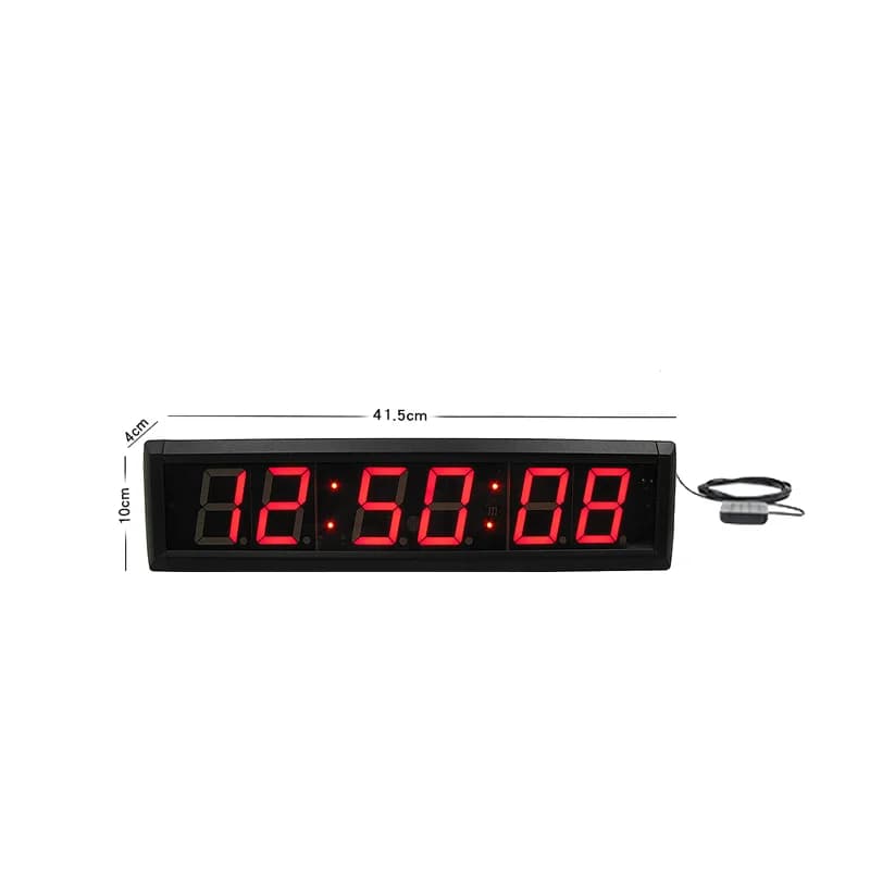 Orologio LED da parete con sistema di cronometraggio automatico, GPS Master, 2,3''