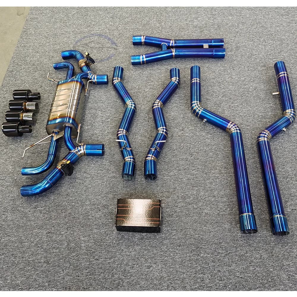 High Performance Stainless Steel Discharge System for F80 F82 3.0T with Remote Control Adjustment Valve