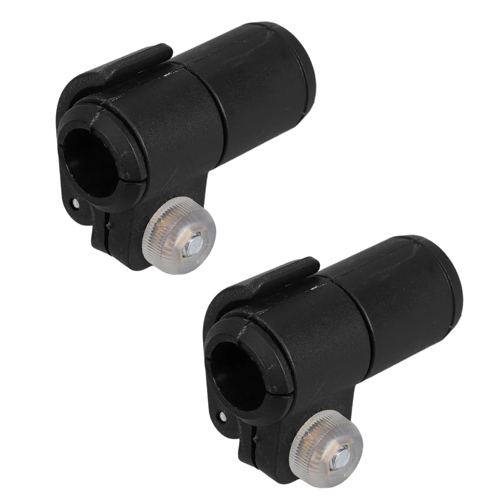 2Pcs Trekking Pole Clamp Lock Repair Part Precision Engineered External Flip Lock for Backpacking Mountaineering Hiking 16Mm
