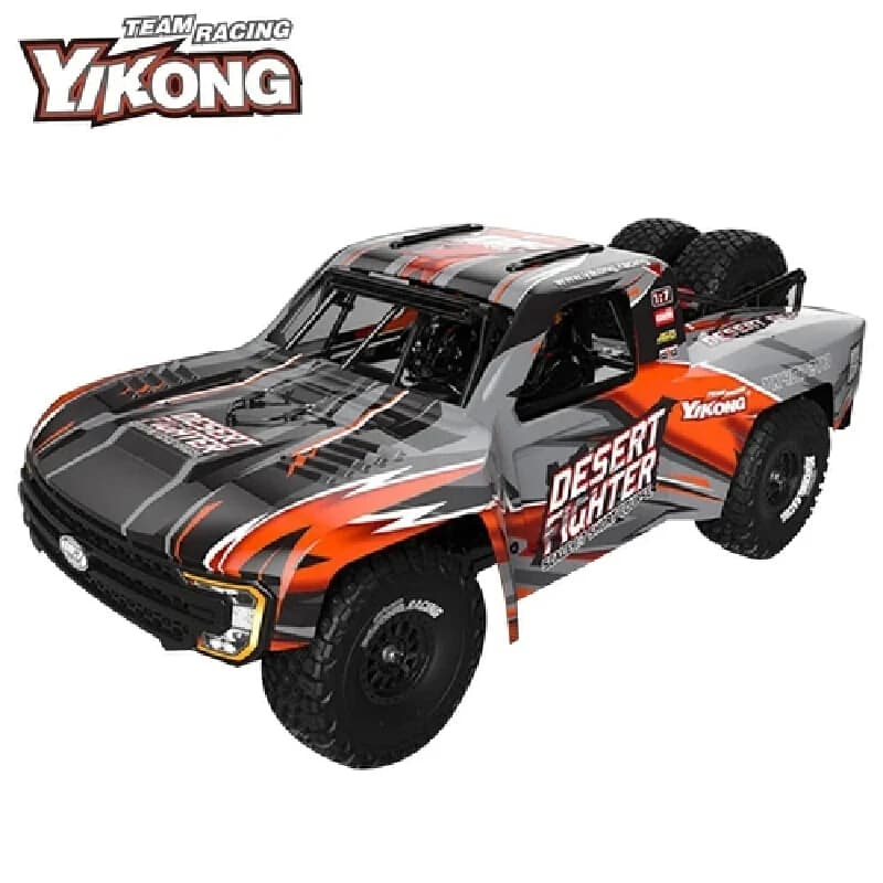 Yikong YK4072V3 DF7 1/7 Auto radiocomandata fuoristrada 4WD brushless con ponte posteriore dritto, modello Desert Short Course, senza batteria
