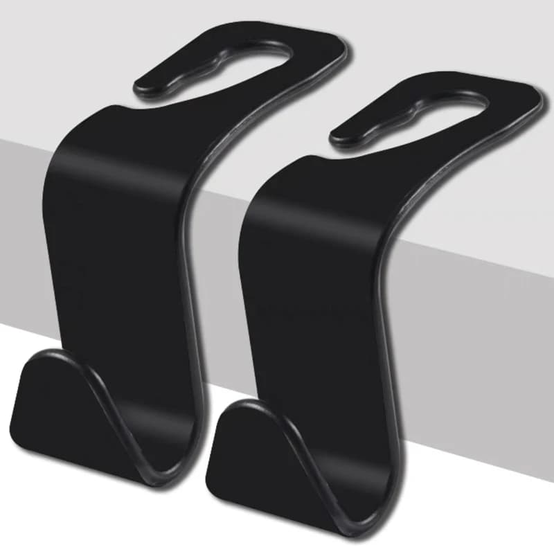 Poggiatesta universale per seggiolino Auto gancio in fibra di carbonio appendiabiti appendiabiti ganci per sedile posteriore per Auto supporto per Organizer accessori per interni Auto