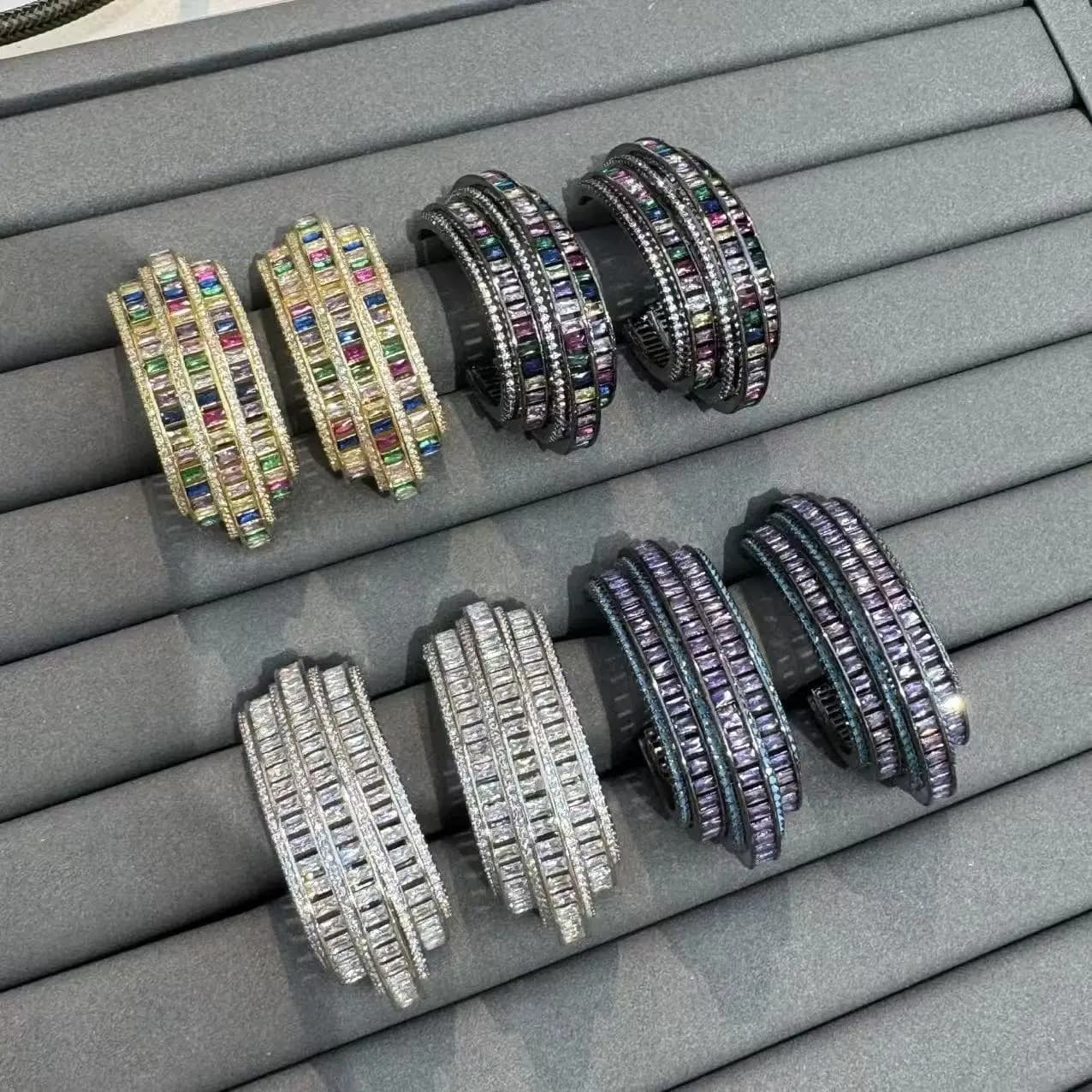Orecchini a bottone con diamanti Rame Zircone Micro-intarsiato Gioielli di moda da donna Classico taglio rotondo Accessorio per festa di fidanzamento e matrimonio