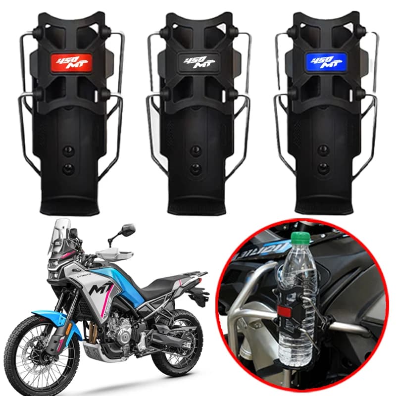 Accessori moto Portabottiglie pieghevole per CFMOTO CF 450 MT MT450 2023-2025 Staffa universale per tazza d'acqua per bici da moto