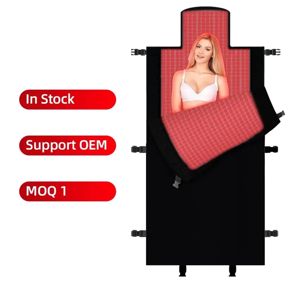 Red light therapy mat, beauty sleeping bag for life heat, smart 2570 LED light therapy and thermal therapy