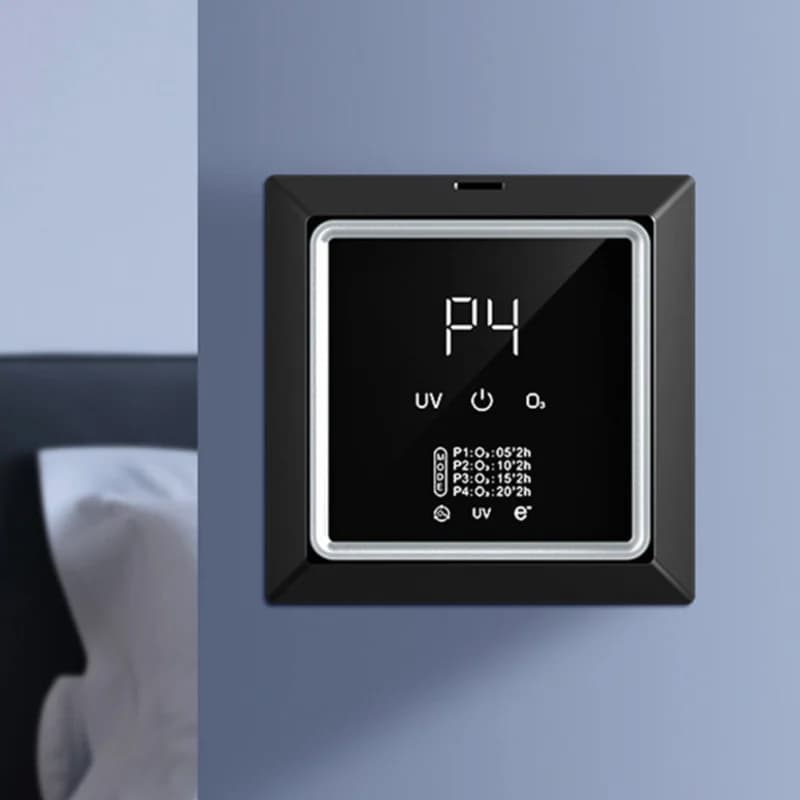 Purificatore d'aria a ioni negativi per la casa, silenzioso, per camera da letto, ufficio, cucina, elimina polvere, peli di animali domestici e fumo