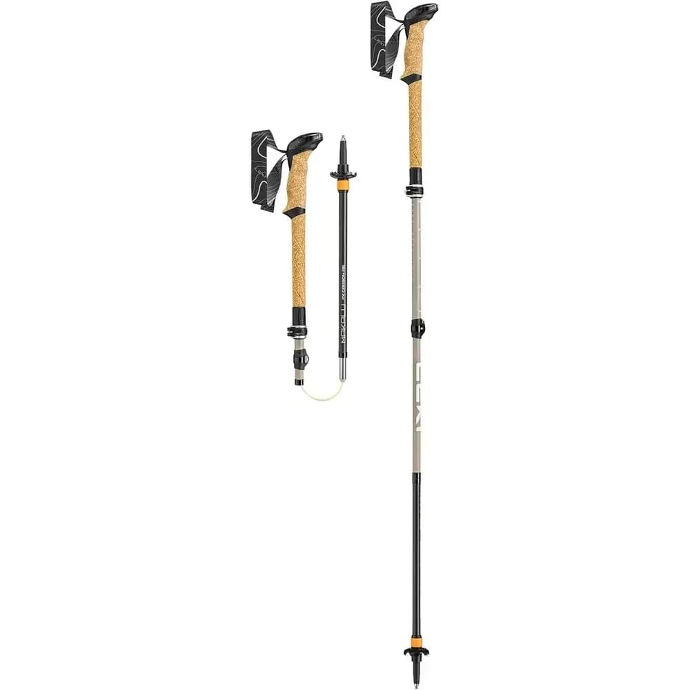 Collapsible Carbon Fiber Trekking Poles - Lightweight Hiking Walking Poles