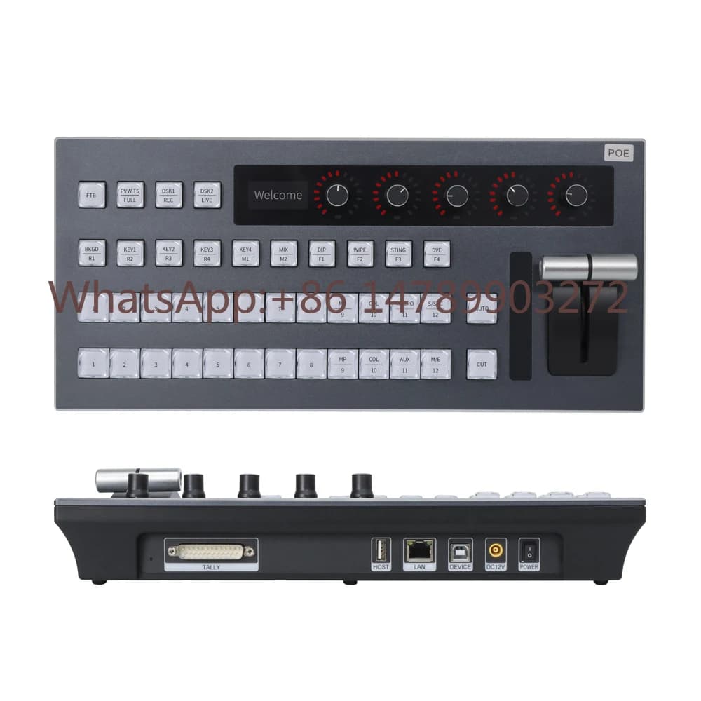 Pannello di Controllo OEM ODM KD50X, Mixer Video, Switcher ATEM, Tastiera per Sistema di Trasmissione Audio e Video in Diretta
