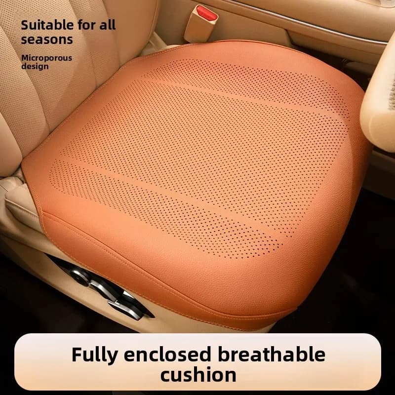 Universal Car Seat Bearing PU Leather Protective Mat High Rebound Breathable Sponge Cover Interior Car Accessories