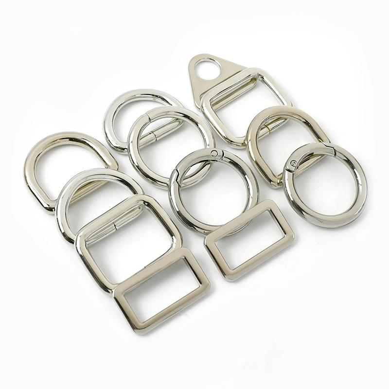 5/10 Pz 20-38mm Argento Fibbia In Metallo Rotante Aragosta Fibbie O/D Anello Zaino Tracolla Regolare Chiusura Borsa FAI DA TE accessori