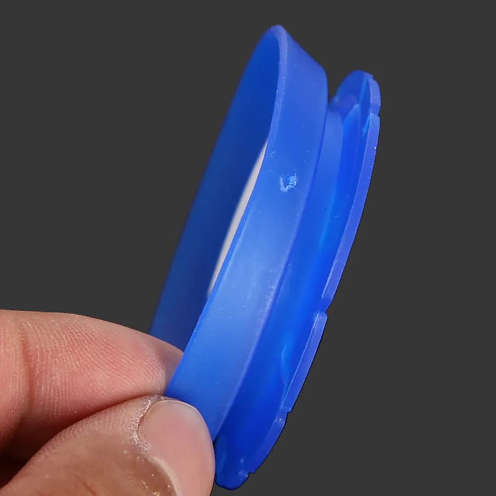 10 pz. Bobine Rotanti Arcobaleno per Filo da Pesca, Grandi Bobine in Silicone Leggere per Organizzare Attrezzature da Pesca