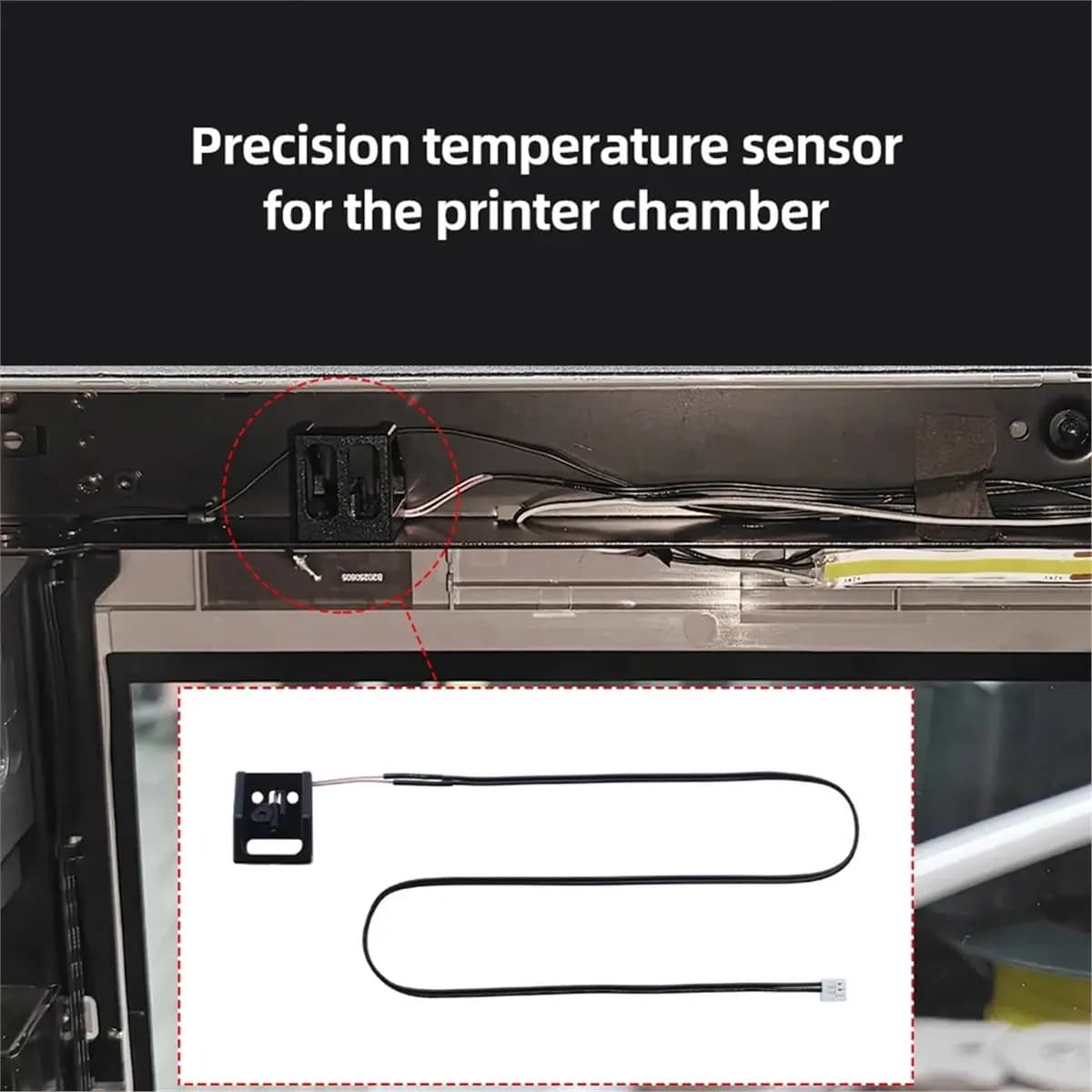 THANKSGIVING DAY Chamber Temperature Sensor for Bambu P2S Precision Temperature Sensor Chamber for Bambu 3D Printer Parts