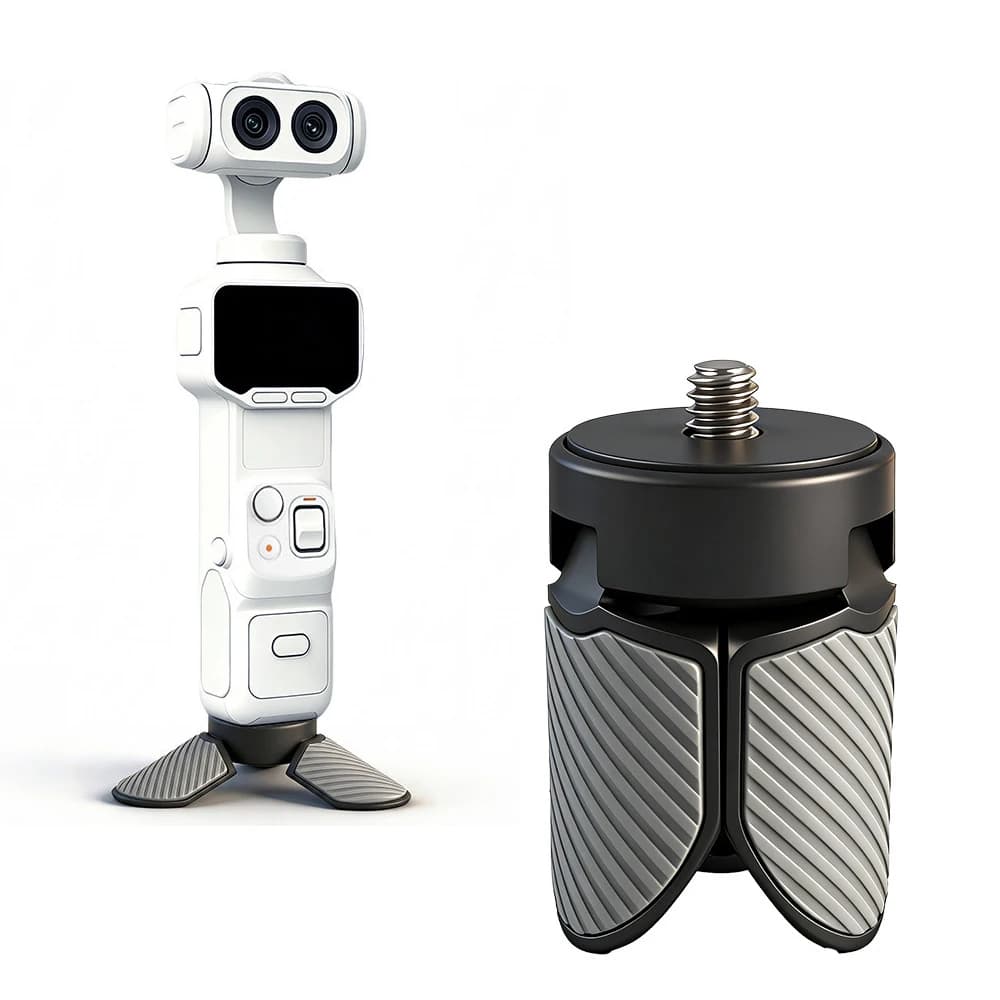 Mini Tripod for Insta360 Luna Ultra 1/4 Screw Non Slip Portable Stand