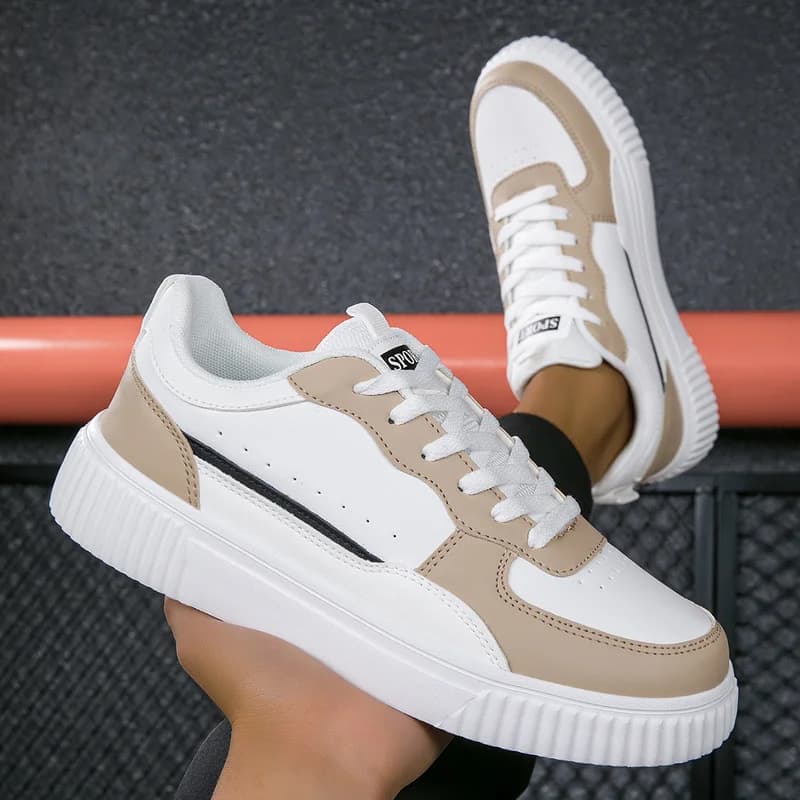 Unisex Sneakers All Season Casual Shoes Women Men Platform Chunky Footwear Classic Lace Up Lightweight Couples Board Shoes