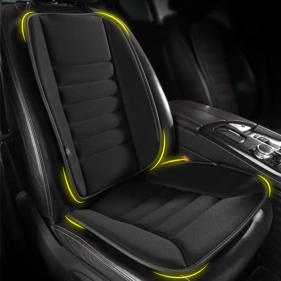 Car Seat cushion with Lumbar Support, Memory Foam Design for Greater Comfort and Pain Lift, Ideal for Drivers and Use in Office