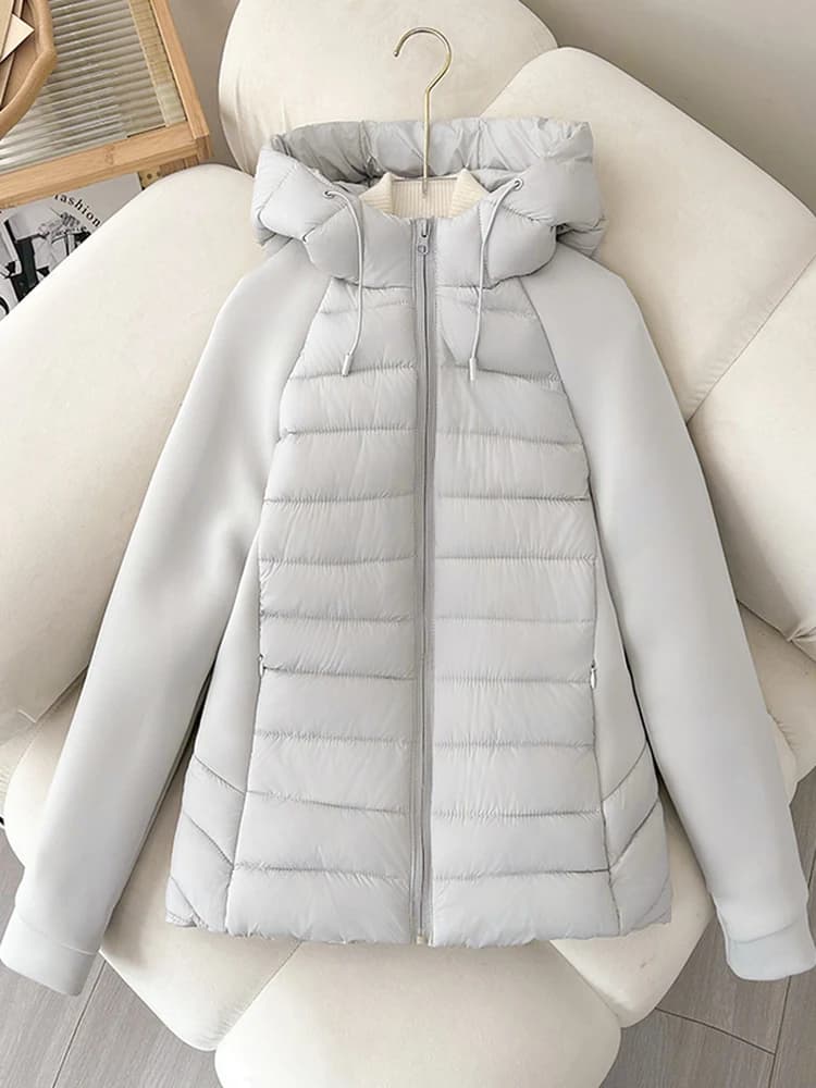 Slimming Versatile Lightweight Fashionable down Cotton Jacket Women's Casual Short Style Small Cotton Coat Cotton Clothes