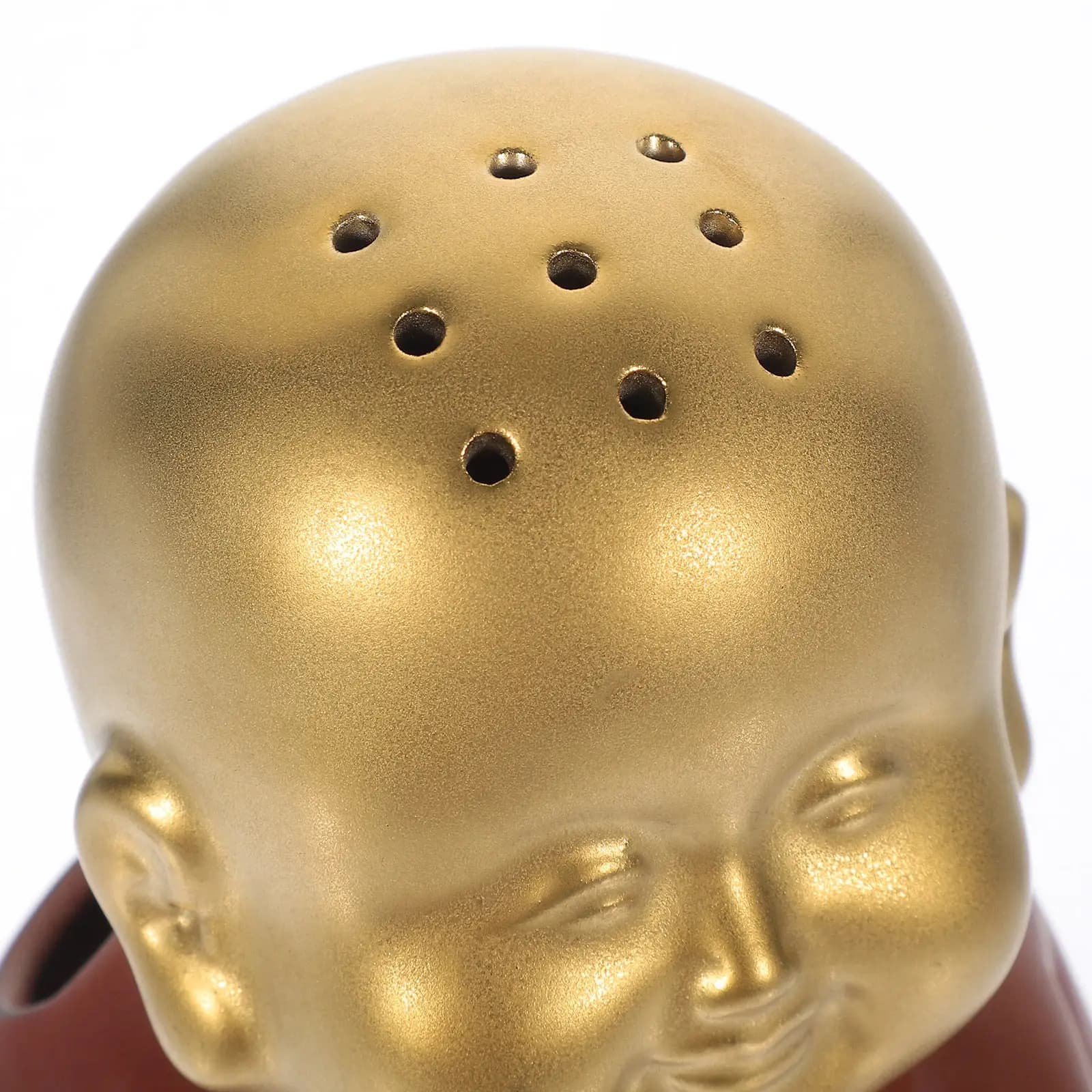 Buddha Ceramic Incense Burner Wear Resistant Decorative Stove for Home Office Bedroom Chinese Stick Incense Holder Aroma Burner