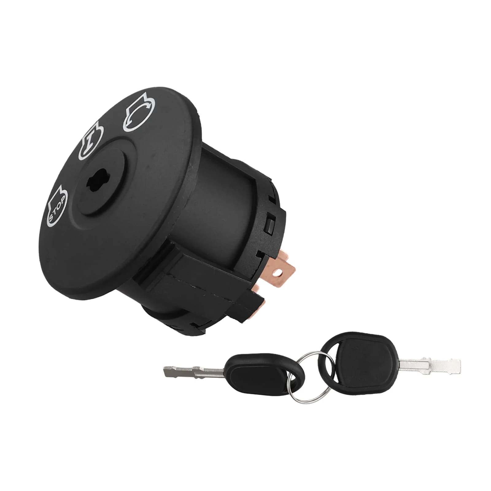 Robust 3 Position For Ignition Switch for Lawn Mowers Key and Key Ring for Cadet For Troy For Craftsman Brands