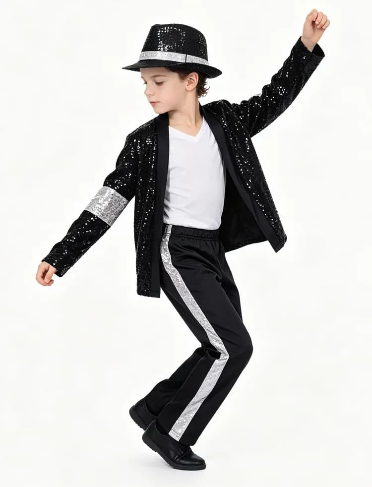 2026 Michael Jackson Cosplay MJ Cos Child Adult Costume Billie Jean Jacket gift glove