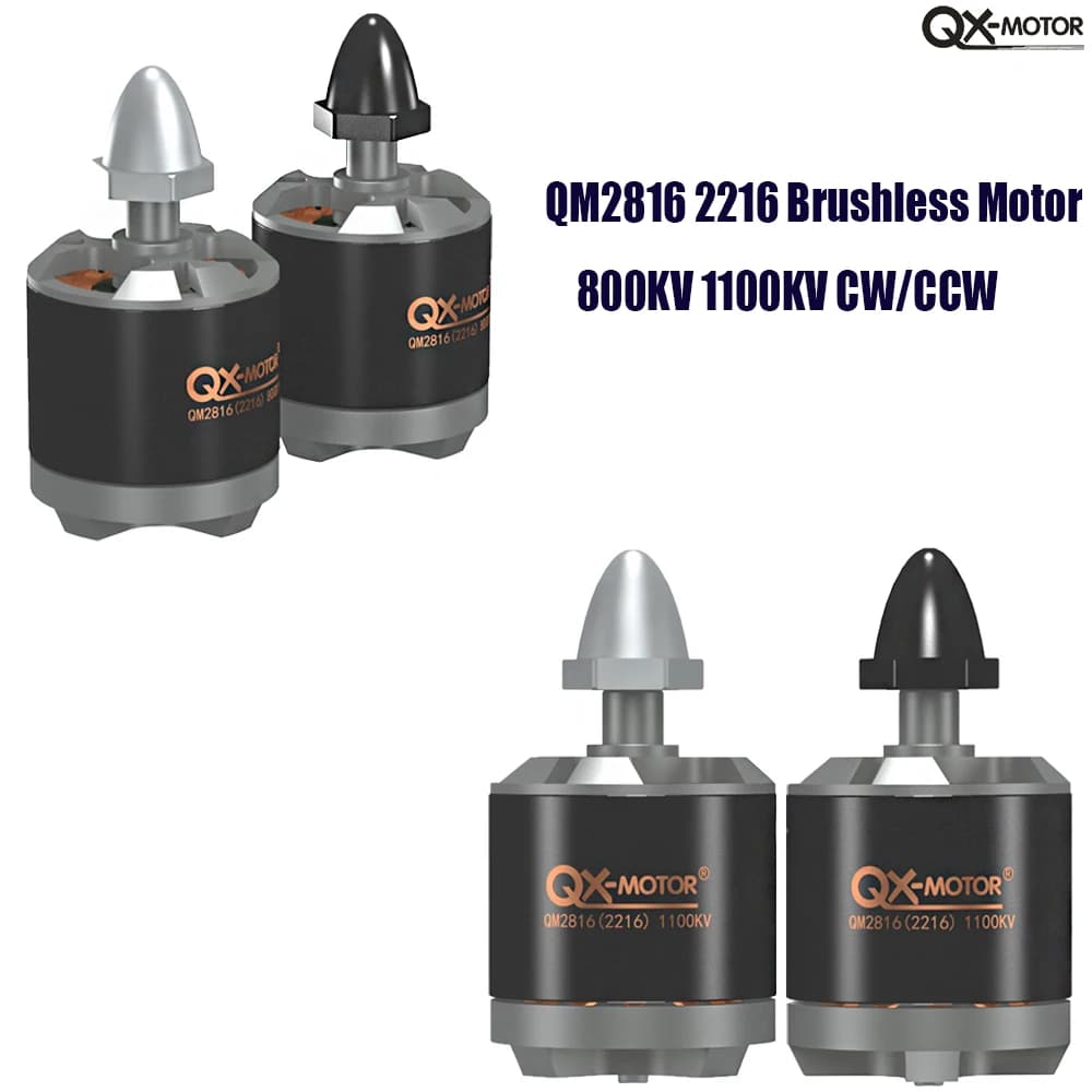 Motore Brushless QX-Motor QM2816 800KV 1100KV (2216) CW CCW per Parti di Droni RC Multirotor ad Ala Fissa ed Elicotteri