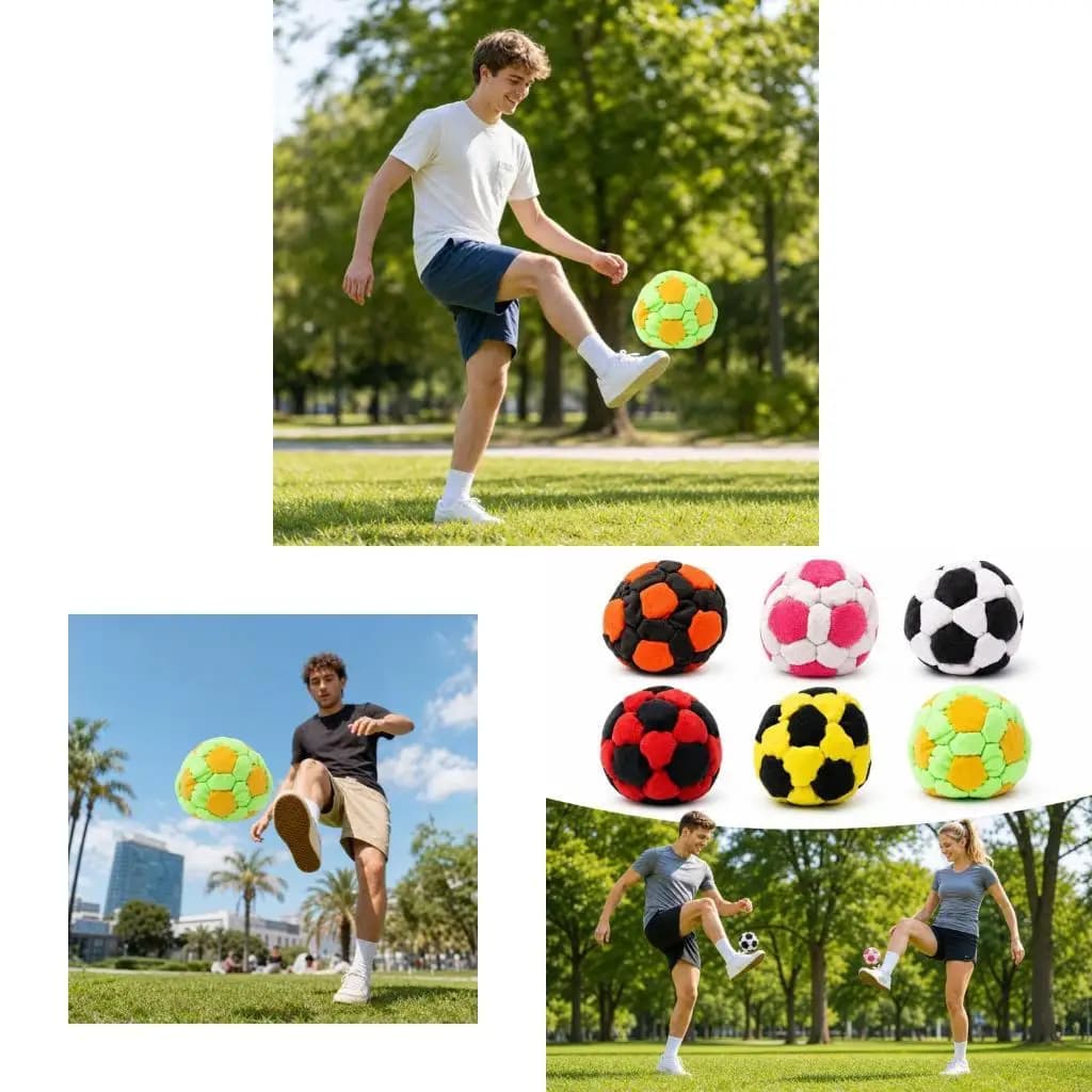 Creative Football Punching Bag Soft Plush Stress Relief Toy Small Soccers Ball Toy For Kids And Adults A2UB