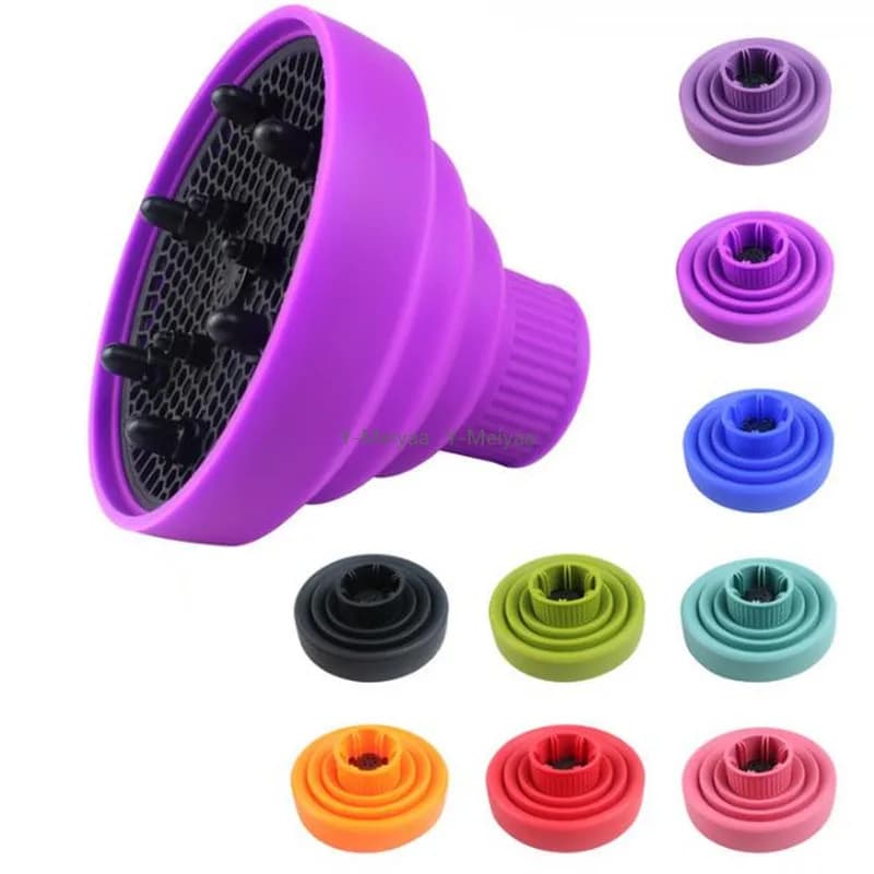 Universal Cover for Silicone Hair Dryer Adjustable Foldable Temperature Resistant Hair Dryer