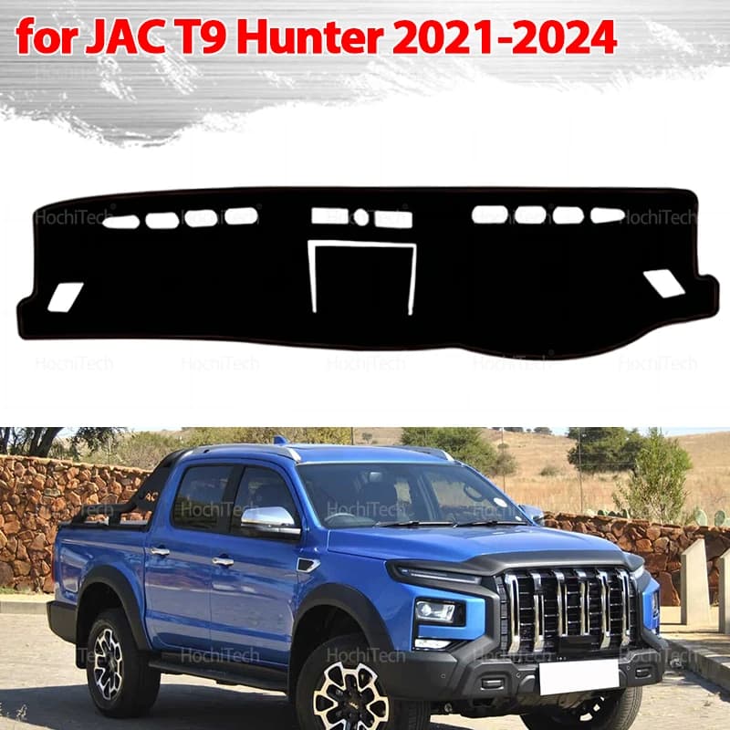Auto Dashboard Zerbino for JAC T9 Hunter 2021 2022 2023 2024 Anti-Slip Pad Sunshade Bearing Solar Anti-UV Protection Accessories
