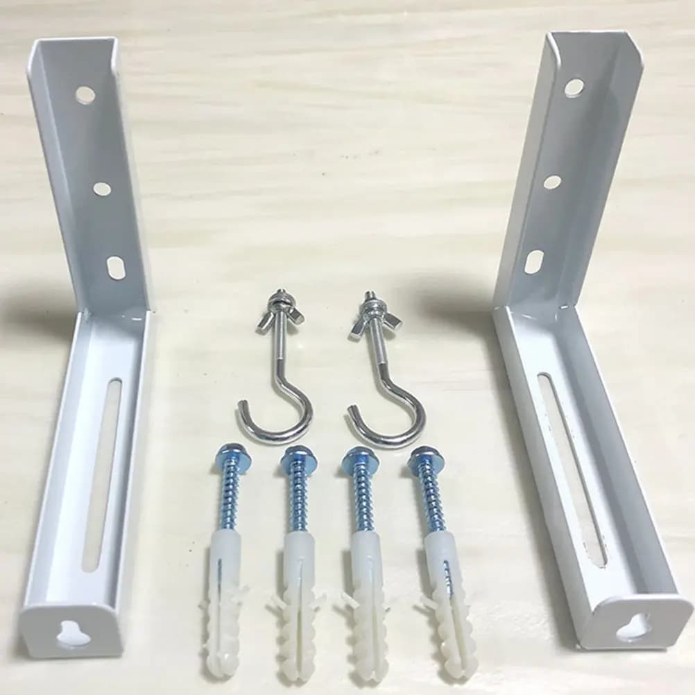 2Pcs Projector Screen Ceiling Mount Brackets High Strength Metal Mounting Hooks Suitable for Home Office Classroom Movies