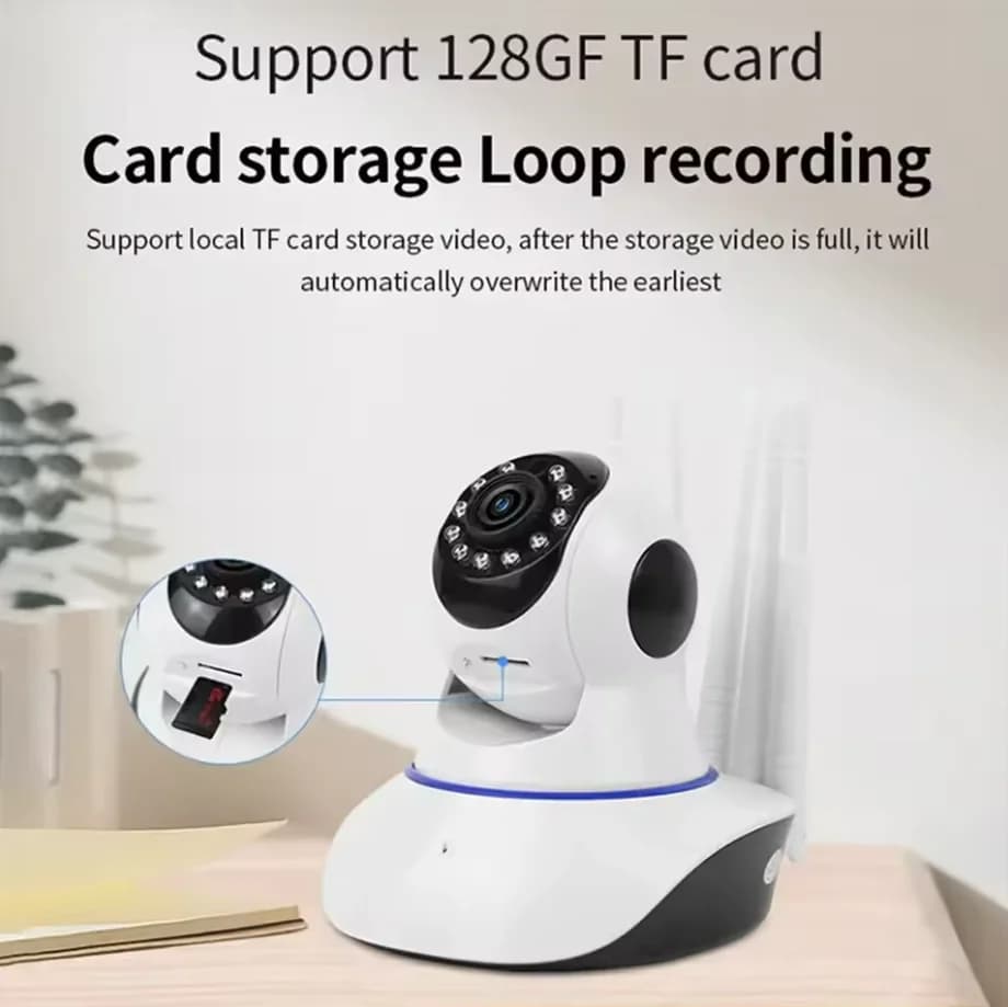 Telecamera di sorveglianza Telecamera IP 1080P Telecamera interna WiFi Wireless Baby Monitor Monitoraggio automatico Sicurezza domestica intelligente Controllo APP