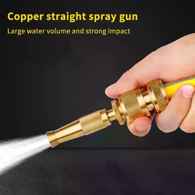 High pressure spray gun with direct jet nozzle, quick connector for pipe, adjustable garden sprinkler for washing machine
