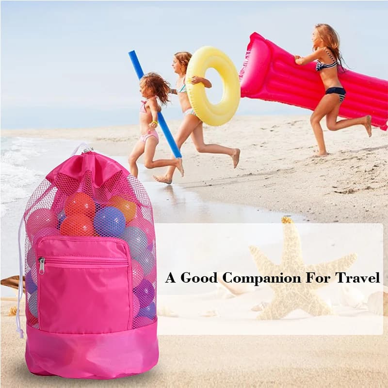 Nuova borsa da spiaggia per esterni Borsa portaoggetti per giocattoli da spiaggia Abbigliamento da nuoto e borsa portaoggetti vari Borsa portaoggetti portatile a tracolla Touris