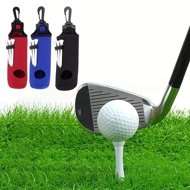 Borsa Portatile in Neoprene per Palline da Golf, Contiene 3 Palline, per Uso Esterno