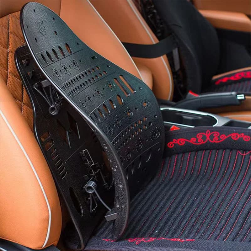 Cuscino per la vita automobilistico Supporto lombare a molla Cuscino lombare per auto Cuscino lombare Cuscino di supporto lombare traspirante e confortevole