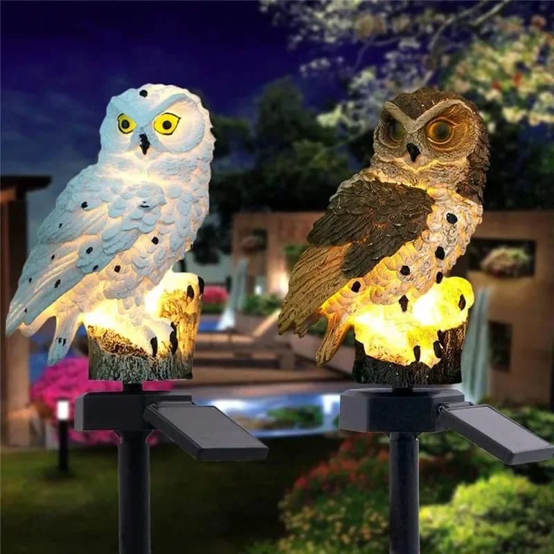 Lampada da giardino solare a LED Multi artigianale in miniatura Fata Casa ad energia solare Decorazioni per esterni Lampada da giardino a LED in resina Cottage Lampada natalizia