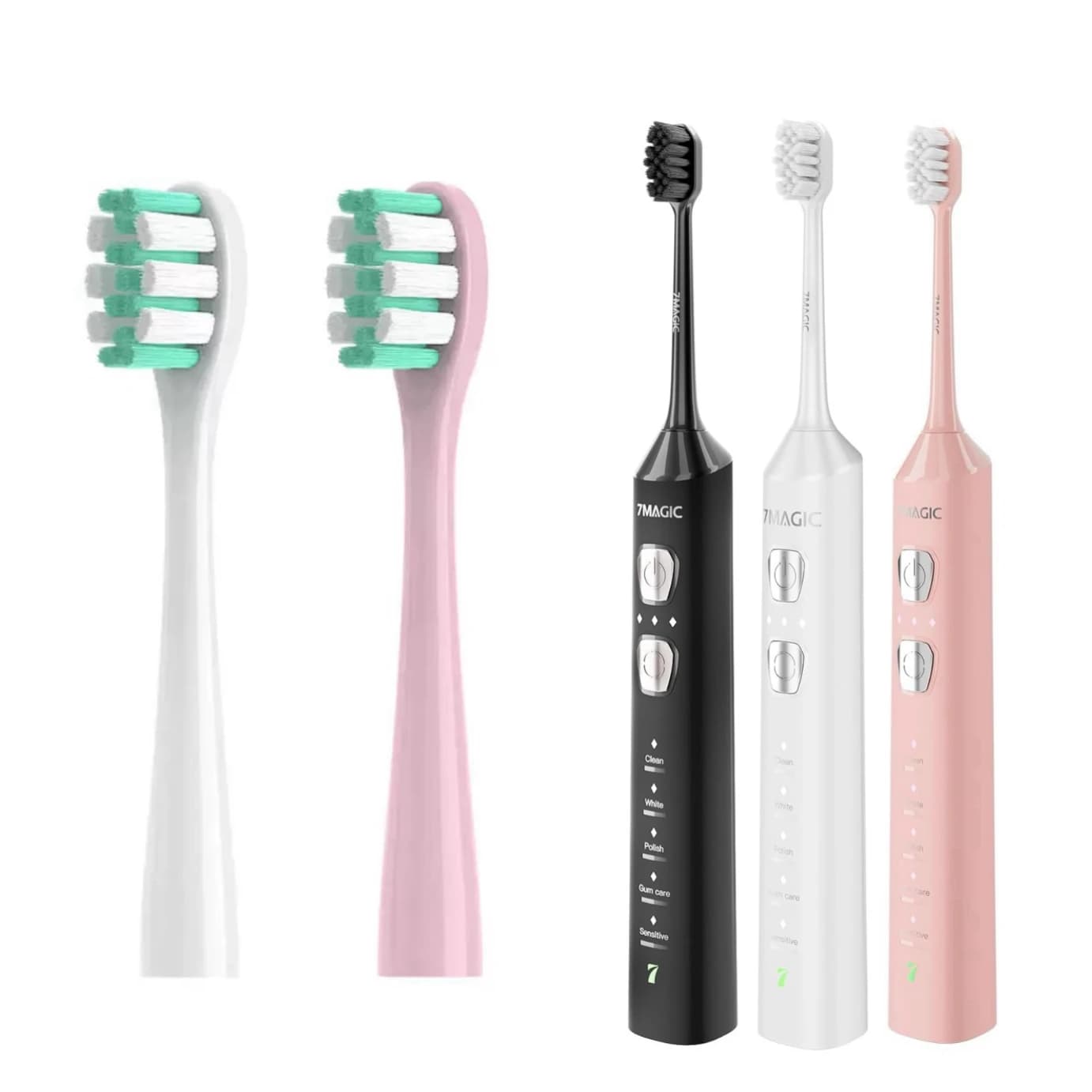 Replacement Toothbrush Heads for 7MAGIC d36 Electric Toothbrush Accessories Nozzles Bristles