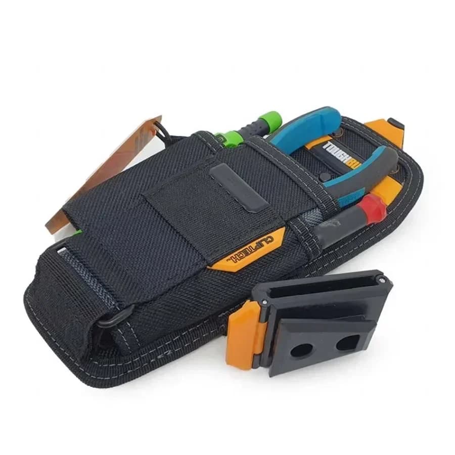 TOUGHBUILT TB-CT-35-L Astuccio per pinze di grandi dimensioni con clip da cintura Astuccio per attrezzi specializzato Borsa per attrezzi Multi-tasche e passanti