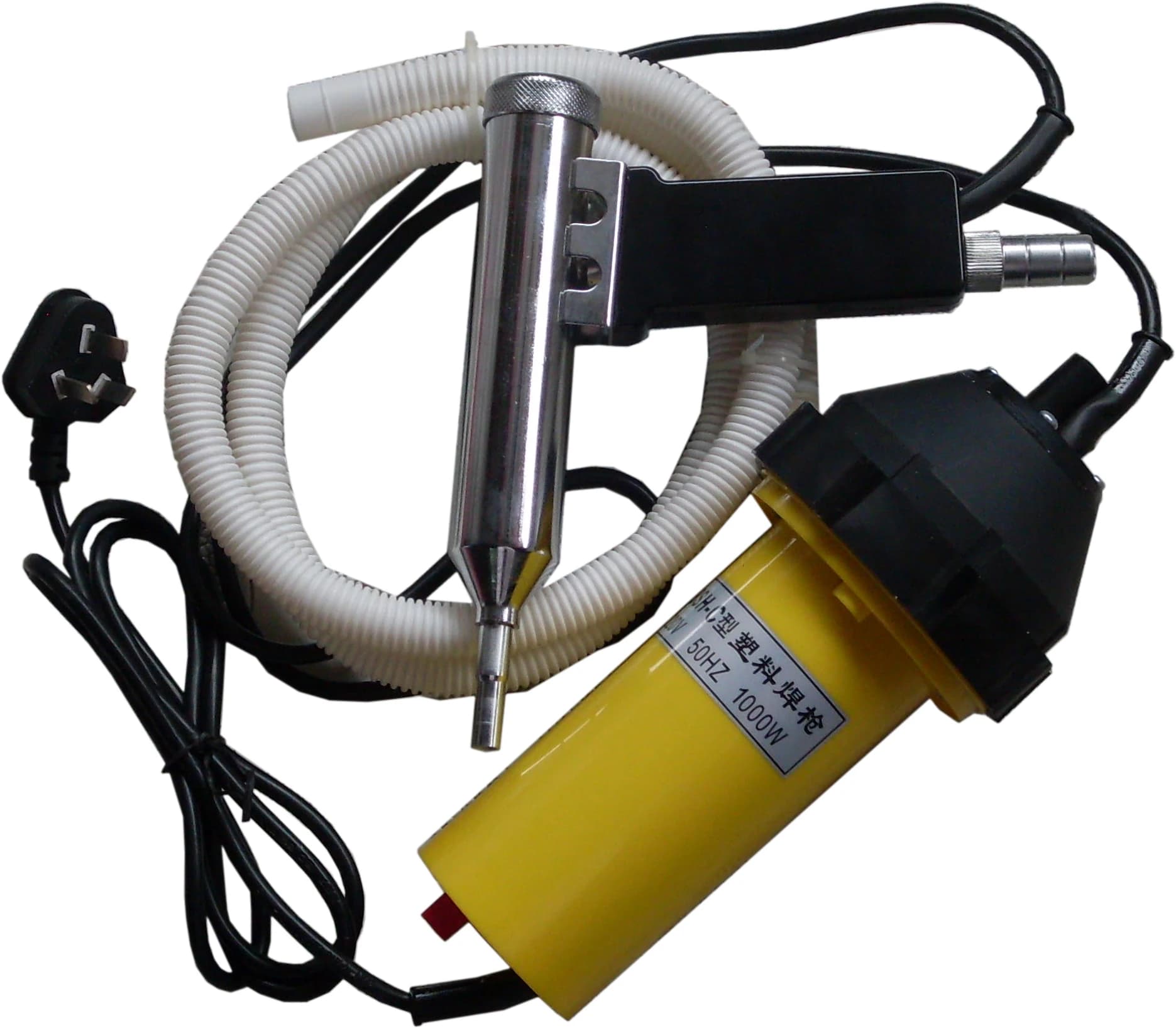 Pistola per saldatura in plastica di tipo diviso Tipo DSH-C Pistola per saldatura ad aria con temperatura e calore regolabili da 1000 W Pistola termica con manico dritto