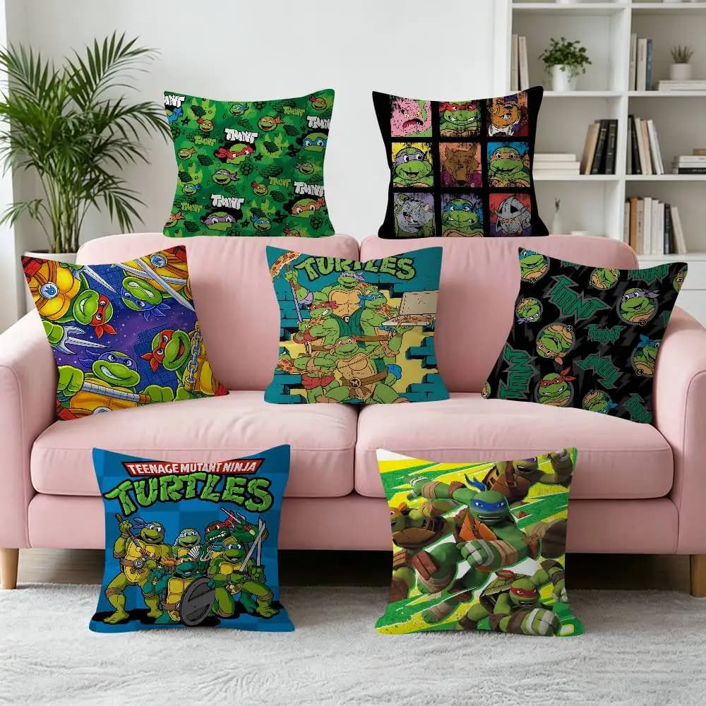 Game Mutant And Ninja Turtles Pillow Gift Home Office Decoration Bedroom Sofa Car Cushion Cover case 45x45