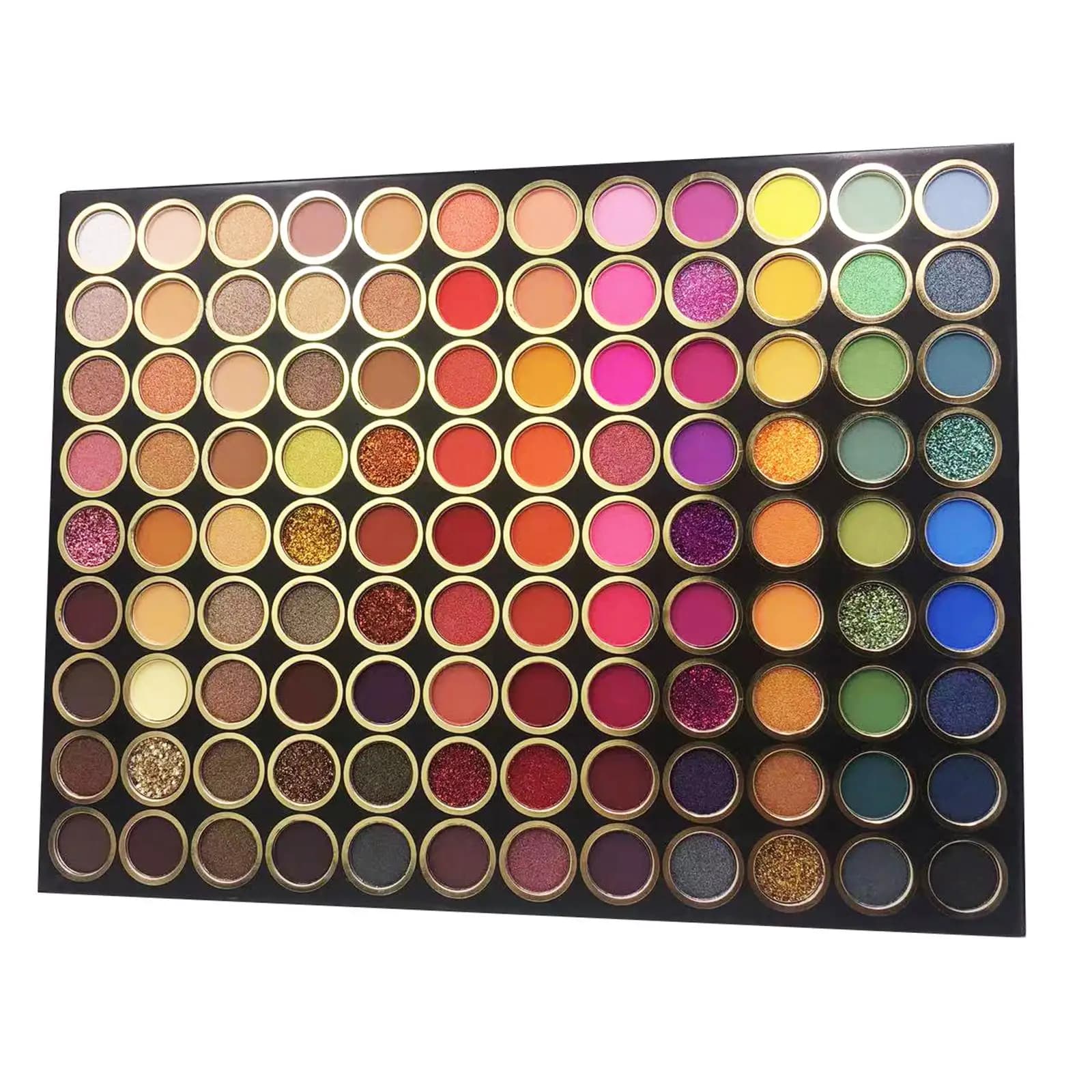 Palette Umbretti 108 Colors, Shimmer and Matte, Long Life, for Make Eyes, Powder for Shows and Weddings