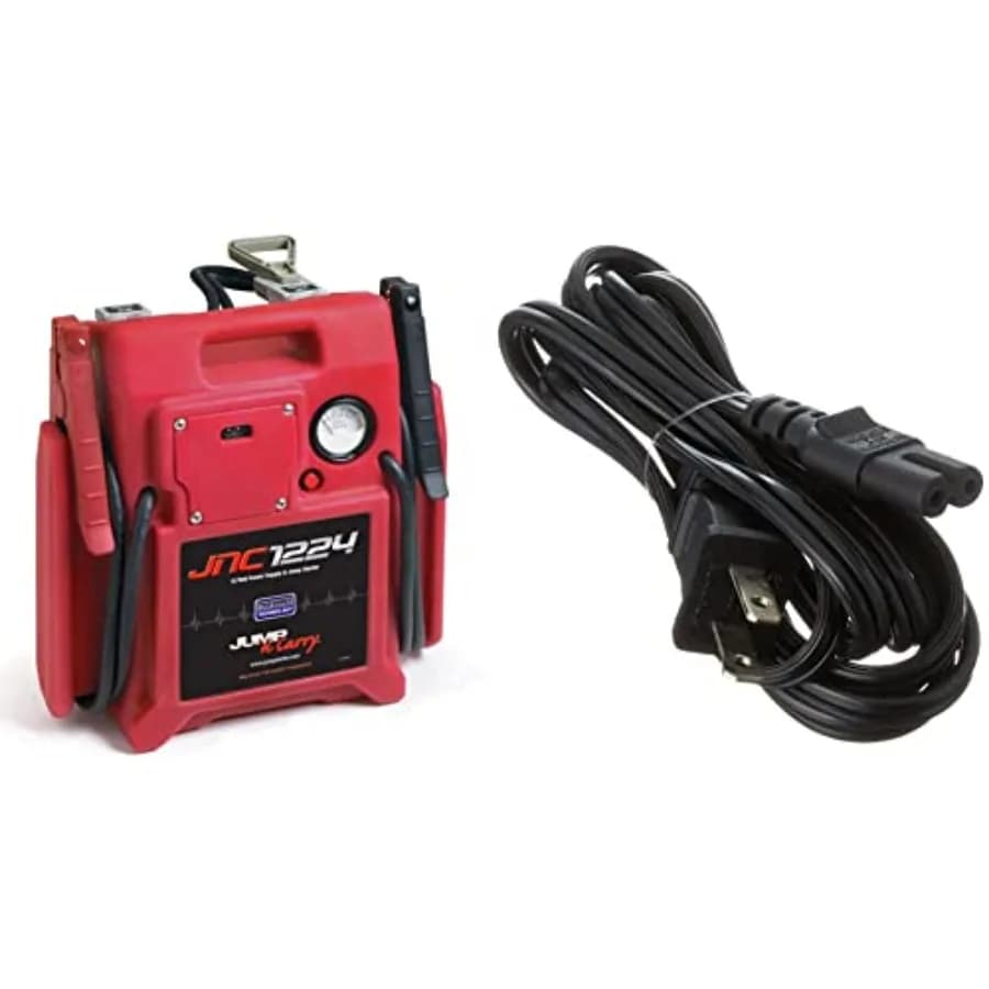 Jump-N-Carry 3400/1700 Peak Amp 12/24V Avviatore d'Emergenza JNC241 con Cavo di Ricarica per JNC950: Soluzione di Alimentazione Portatile per Emergenze con Durata Prolungata