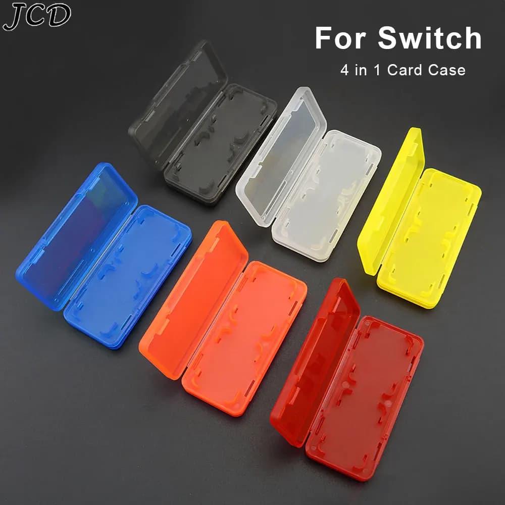 Custodia protettiva per scatola porta carte da gioco JCD 4 IN 1 per custodia protettiva per organizer per custodia porta carte console Switch NS