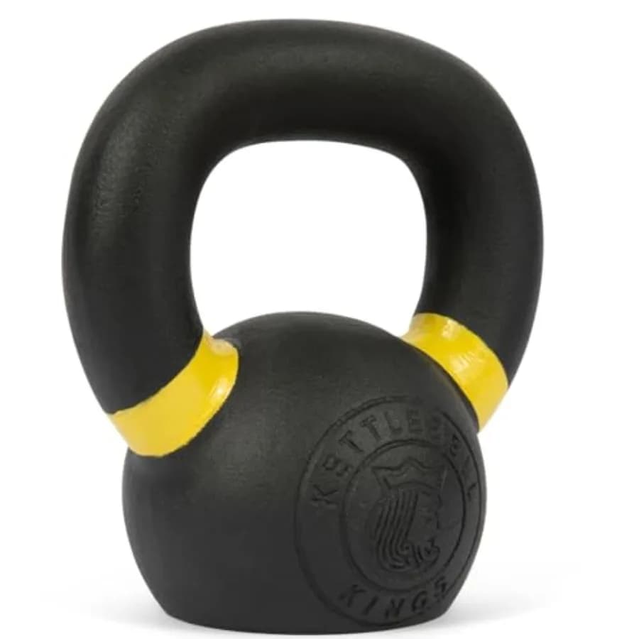 Kettlebell Verniciati a Polvere - Pesi da 9-97 libbre per Allenamento di Forza - Per Uso Domestico - Nero/Rosso/Blu - Resistenti ai Graffi