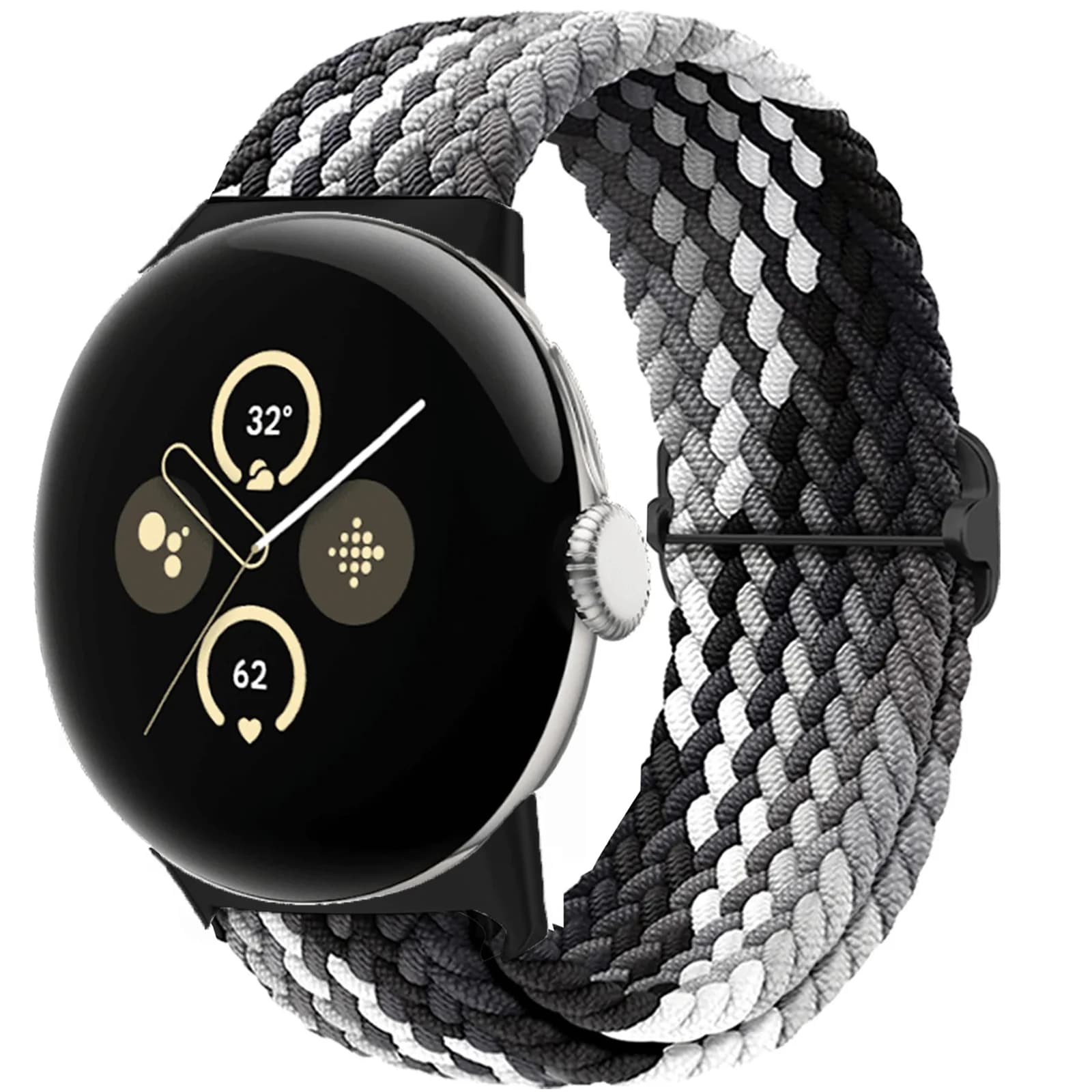 Intrecciato Solo loop per Google pixel 2 band accessori Smartwatch cinturino elastico regolabile in Nylon cinturino cinturino Pixel Watch