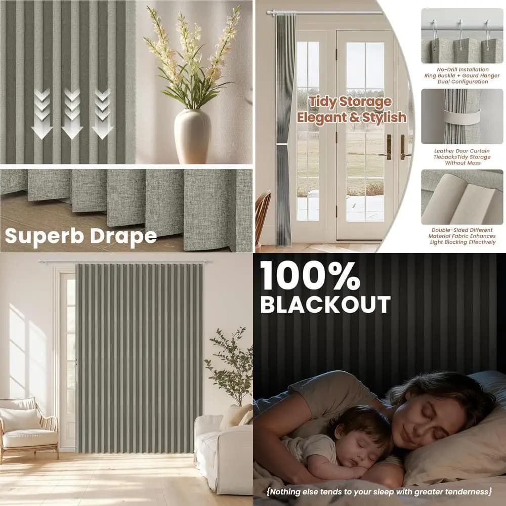 Magnetic Fisarmonica Grigia 98x106 - Folding Divider for Patio and Wardrobe